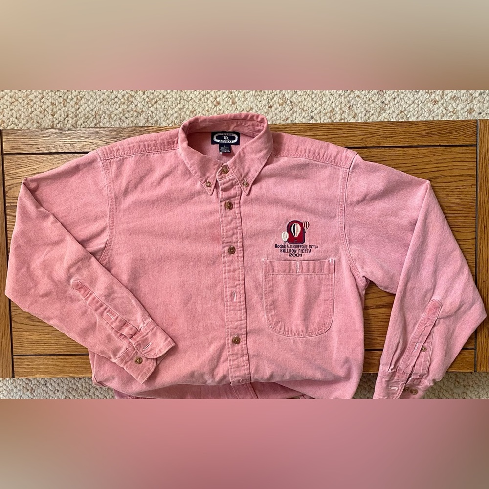 Vintage 2001 international balloon fiesta button down